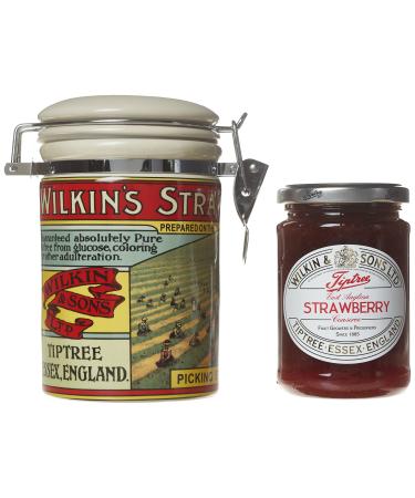 Wilkin & Sons Tiptree Retro Canister with Strawberry Jam