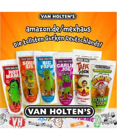 Buy Van Fetched Pimple - Acidic Cucumber Pouch Set | Includes 2 Hot Mama Pickles & 1 Sour Sis Pimple | Flavorful Sour Mix Pack of 3 - International Shipping Available - Buy Online on GoSupps.com