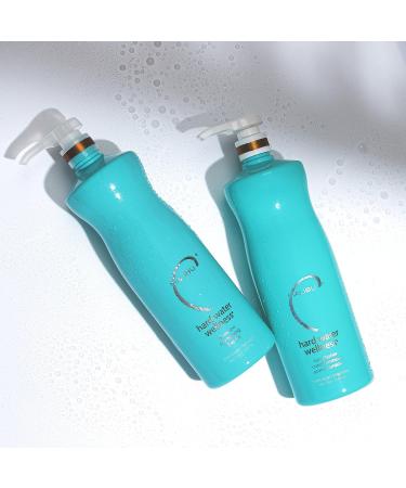 Malibu C Hard Water Wellness Shampoo Conditioner Liter Duo - Gentle Hair Care Solution - Buy Online on GoSupps.com