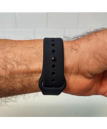 LIFE ID Pin-Tuck Medical Alert Bracelet | Free Online Profile | Fits 5-9 Wrists | Recycled Packaging | Black/Charcoal - Buy Online on GoSupps.com