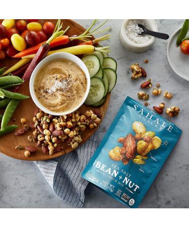 Sahale Snacks Sea Salt Bean & Nut Mix - 4 oz Snack | Healthy Gourmet Snack - Buy Online on GoSupps.com