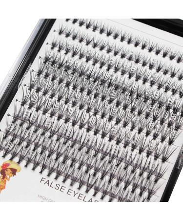 Large Tray-20 Roots Nature Long Cluster False Eyelashes Thickness 0.07mm C Curl Mixed 8-10-12-14mm/10-12-14-16mm/12-14-16mm Individual Eyelashes Dramatic Volume Eye Lashes Extensions (8-10-12-14mm)