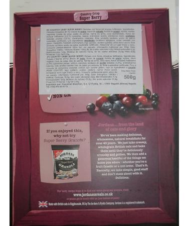  Jordans Jordans Country Crisp Super Berry 500g - Buy Online on GoSupps.com