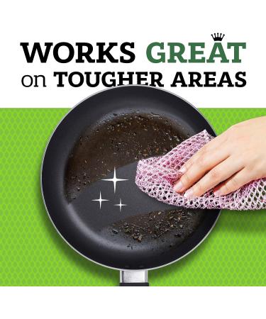 Non-Scratch Dish Scrubbers (6Pcs) - Heavy Duty Cleaning Pads for Dishes & Pots - Replaces Kitchen Sponges - Alternative Dish Washing Scrubber Pack (6pcs) - Buy Online on GoSupps.com