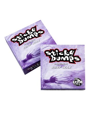 Sticky Bumps Cold Surf Wax Handwrapped Label (Pack of 3), SB23, White