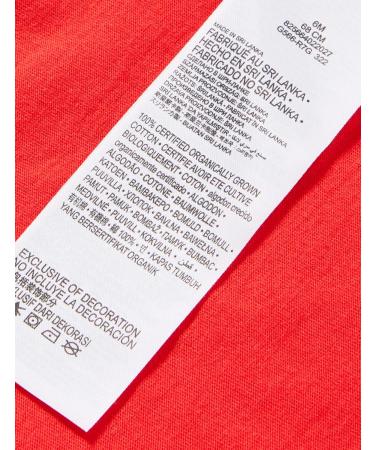 Levi's Kids Long Sleeve Cozy Tee Shirt - Baby Boys 3 Months - Tomato Red - Buy Online on GoSupps.com