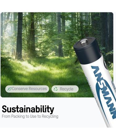 Ansmann 1x2 NiMH AAA Battery 1100 Micro - 1050 mAh Rechargeable | International Shipping Available - Buy Online on GoSupps.com