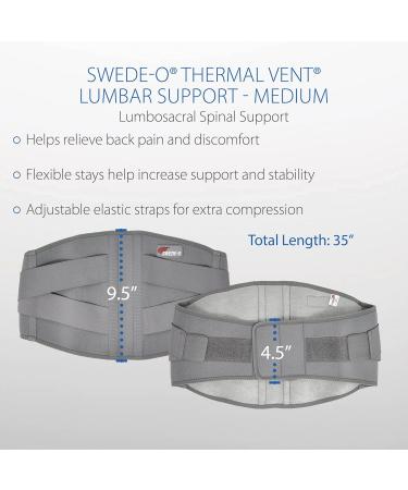 Swede-O Thermal Vent Lumbar Support - Medium | International Shipping Available - Buy Online on GoSupps.com