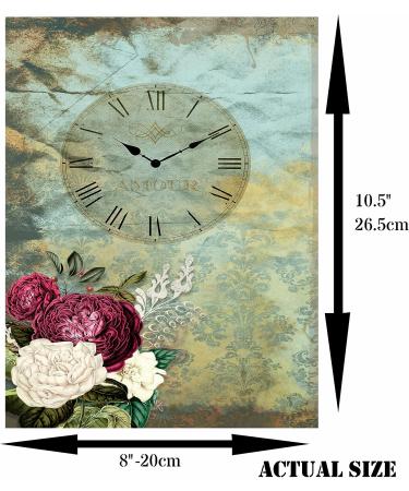 Mulberry Rice Paper 8x10.5 Inch 30gsm - Alice Theme, 6 Printed Images for Decoupage Crafts & Mixed Media - Buy Online on GoSupps.com