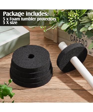 5 Pcs Tumbler Protector Inserts for DIY Cup Turner - 10oz to 30oz Sizes - Black - Buy Online on GoSupps.com