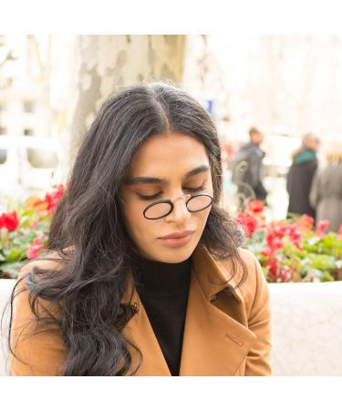 Didinsky Reading Glasses for Men & Women | Compact Lightweight Edgeless | Ideal for Travel & Reading | Comfortable Unisex Design with Adhesive Strips - Orsay Red 3.0x - Buy Online on GoSupps.com