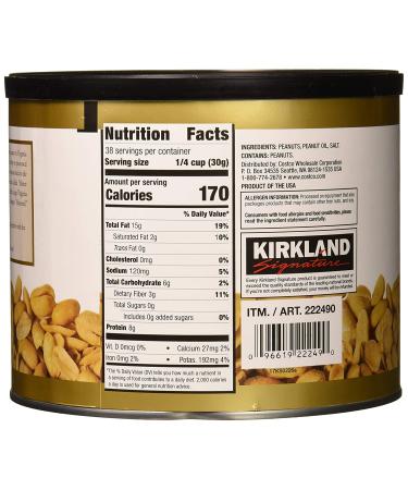 Kirkland Signature Super XL VA Peanuts 40oz & 2.5lb Pack of 2 - Premium Nuts for Snacking - Buy Online on GoSupps.com