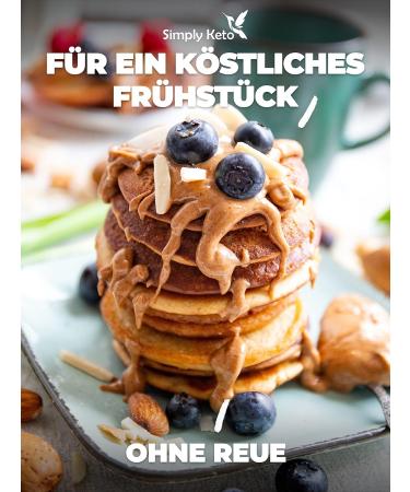 Simply Keto Lower Carb Pancake Mix - Gluten-Free Low-Calorie 2% Net Carbs - Perfect for Pancakes Waffles & Kaiserschmarrn - 285g (International Shipping Available) - Buy Online on GoSupps.com