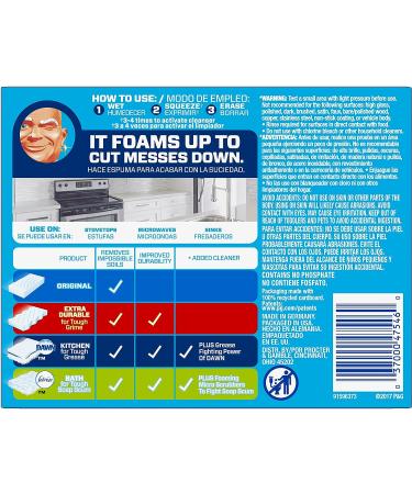 Mr. Clean Magic Eraser Kitchen Scrubber - 2 Pack - Buy Online on GoSupps.com