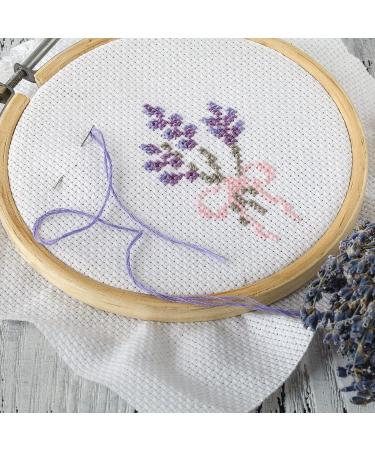 Aoibrloy 5-Piece Bamboo Embroidery Hoop Set - 5 to 10 Inch Circle Cross Stitch Rings for Sewing - Buy Online on GoSupps.com