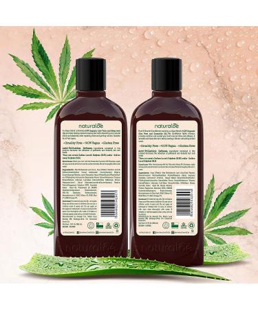 Naturaloe Aloe Vera + Hemp Oil Shampoo & Conditioner - Heal and Nourish - Buy Online on GoSupps.com