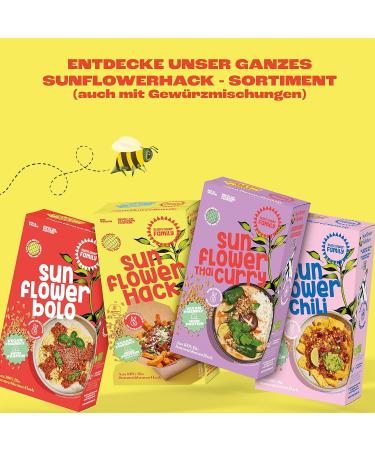 Sunflowerfamily Sunflowerhack - Vegan Meat Alternative (76g) - 100% Sunflower Seeds Gluten-Free High Protein Vegetarian Replacement - Buy Online on GoSupps.com