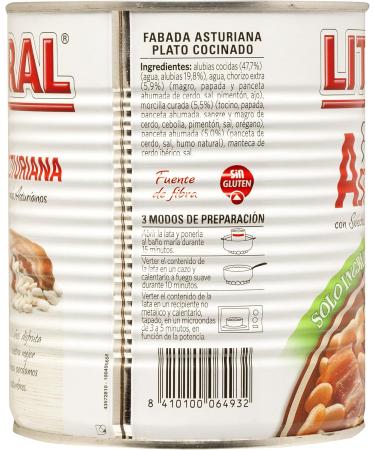 Nestl Litoral Fabada Asturiana Large Portion 865 gr. - Pack 3  - Buy Online on GoSupps.com