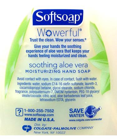 Softsoap Aloe Vera Hand Soap Refill 64 Fl Oz - Pack of 2 | Moisturizing and Soothing Formula - Buy Online on GoSupps.com