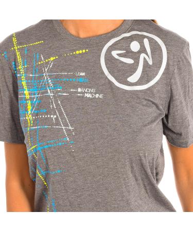 Zumba Fitness A-to-Round Neck M Dark N Dirty Slate - Shop Quality Activewear for International Shipping - Buy Online on GoSupps.com