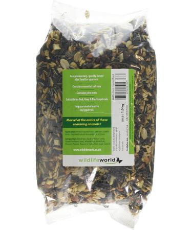 Wildlife World Nourish Squirrel Food with Added Calcium 1 kg (Pack of 1) - Buy Online on GoSupps.com