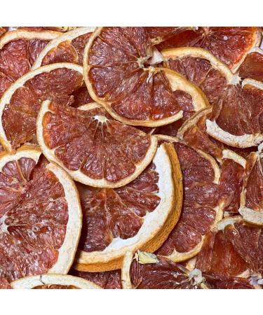 Dried Grapefruit Half Slices Wheels - 100% Natural, 40g | Garnish for Cocktails, Cakes, Fruit Tea & Decor, Gluten Free - Buy Online on GoSupps.com
