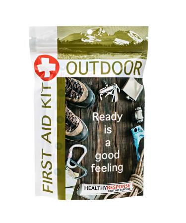 Healthy Response Outdoor First Aid Kit - Waterproof, Ultralight First Aid Kit Lightweight for Hiking Camping Boating Hunting Fishing