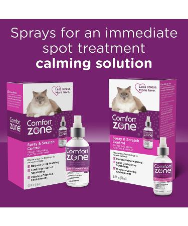 Comfort Zone Scratch Deterrent & Calming Spray - 4 oz Value Size - Buy Online on GoSupps.com