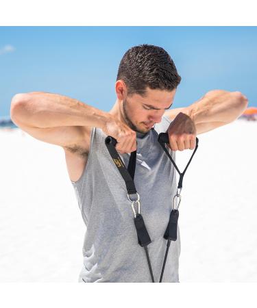 Fit Simplify 12-Piece Resistance Tube Bands Set - Includes Instruction Booklet for Effective Workouts | International Shipping Available - Buy Online on GoSupps.com