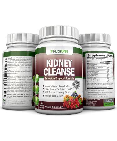 NutriONN Kidney Cleanse Capsules & Uric Acid Support Capsules Combo - Targeted Support for Healthy Uric Acid Levels - Buy Online on GoSupps.com