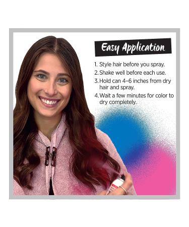 L'Oreal Paris Colorista Purple Temporary Hair Color Spray 2oz - Washable & 1-Day Wear - Buy Online on GoSupps.com