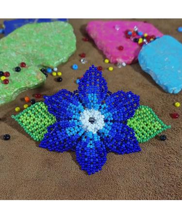 Handmade Native American Style Blue Beaded Hair Clips Collection - Buy Online on GoSupps.com