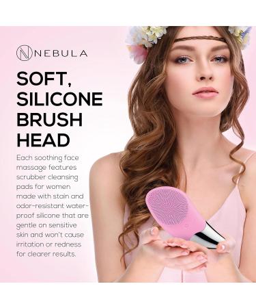 Nebula Silicone Facial Cleansing Brush | 6-Speed Sonic Skin Care Exfoliator for Acne and Blackhead Removal - Buy Online on GoSupps.com