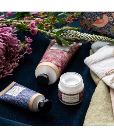 William Morris At Home Patchouli & Red Berry Hand Care Gift Set | 100ml Hand Cream 50ml Hand Scrub & 35ml Nail & Cuticle Cream | Essential Oils | Vegan Friendly - Buy Online on GoSupps.com
