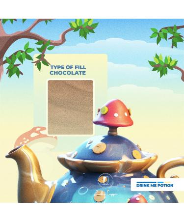 Lucky Cuppa's "Drink Me Potion" Curiouser And Curiouser Chocolate Pellets - Instant Hot Chocolate - Quality Hot Chocolate Pellets - Alice in Wonderland Gifts - 250g - Buy Online on GoSupps.com