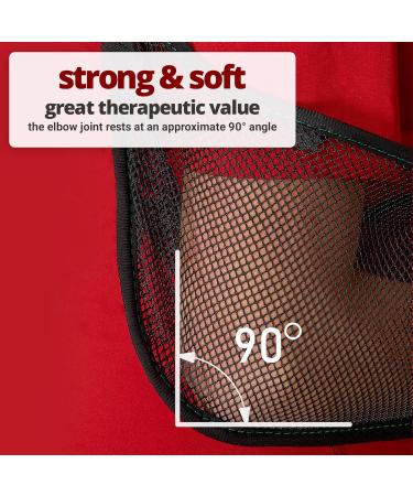 Mesh Arm Shoulder Sling - Adjustable Shoulder Immobilizer & Arm Brace for Rotator Cuff Injury - Men & Women Support - Buy Online on GoSupps.com