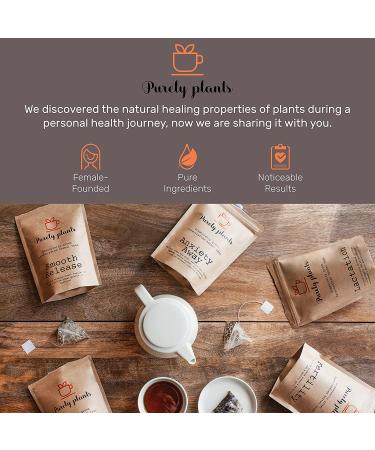 Fertility Tea by Purely Plants | Herbal Fertility Supplements for Women | Organic Fertility Blend Tea - 16 Pyramid Bags - Buy Online on GoSupps.com