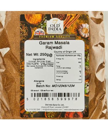 Old India Garam Masala Rajwadi 250g - Buy Online on GoSupps.com