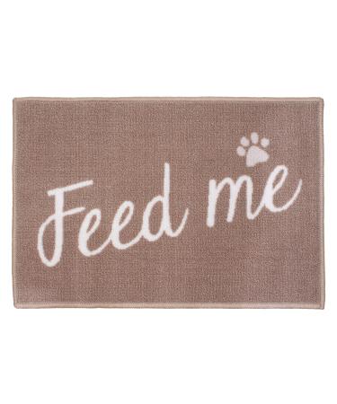 Arkwright Soft Dog Food Mat (16x24 Inch) with Non-Slip Backing, Washable Food Bowl Mat for Dogs and Cats Feed