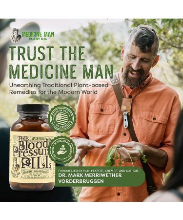Blood Pressure Pill: Natural Herbal Capsules with Hawthorn, Rosella, Hibiscus & Ginger - 120ct, Organic Supplement for Lowering High Blood Pressure - Buy Online on GoSupps.com