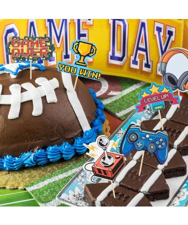 Gyufise 36Pcs Video Game Cupcake Toppers Game On Controllers Cupcake Picks GamePad Cake Decorations for Game Theme Baby Shower Kids Boys Girls Birthday Anniversary Party Decorations Supplies - Buy Online on GoSupps.com