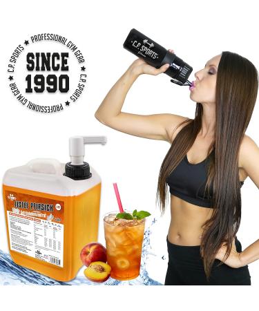 C.P.Sports 5L Beverage Concentrate - Make 400L Sports Drink with Vitamins & L-Carnitine | Apple Mint Flavor + Dosing Dispenser | International Shipping - Buy Online on GoSupps.com