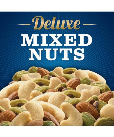 PLANTERS Deluxe Pistachio Mix 14.5 oz - Mixed Nuts & Pistachios - Kosher Snack - Shareable Energy Boost - Buy Online on GoSupps.com
