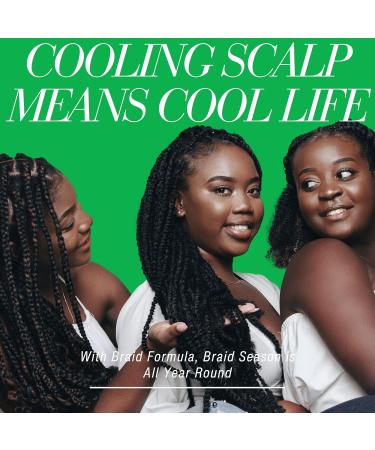 EBIN NEW YORK Braid Formula Tension Relief Foaming Lotion Tea Tree & Aloe 3.38 fl. oz./ 100ml - Nourishing and Hydration Style your Braids with Ease Frizz Control 3.38 Fl Oz (Pack of 1) Tea Tree + Aloe - Buy Online on GoSupps.com