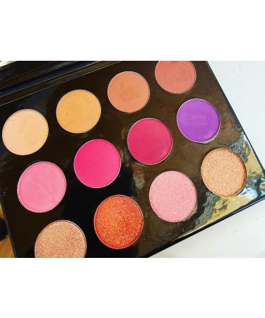 Natural Black Cosmetics 12 Colors Makeup Palette - Versatile Day to Night Looks for All Skin Tones - Buy Online on GoSupps.com