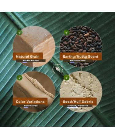 Raw Kokum Butter | Truly Raw Unrefined | Non-Deodorized & Unbleached | Strong Natural Scent | Hard Block | Wild Grown Organic | Bulk DIY Soap Making | Thickener for Skin Body & Hair | 11 lb 176.37 Ounce (Pack of 1) - Buy Online on GoSupps.com