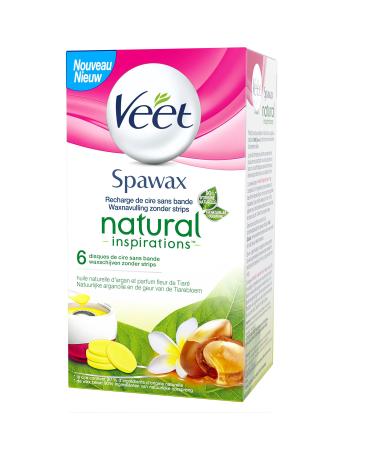 Veet Natural Inspirations Refill Pack Spa Wax Wax Warmer 6 pieces