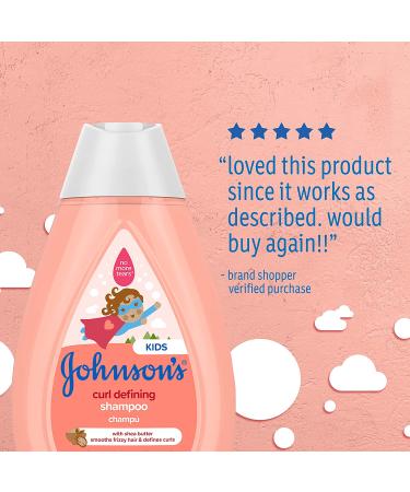 Johnson's Baby Kids Curl Defining Shampoo 13.6 fl oz - Nourish & Define Curls - Buy Online on GoSupps.com