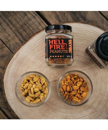 I Love Spicy Hellfire Peanuts - Insane 100g Roasted Peanuts with Carolina Reaper | Extreme Heat Snack - Buy Online on GoSupps.com