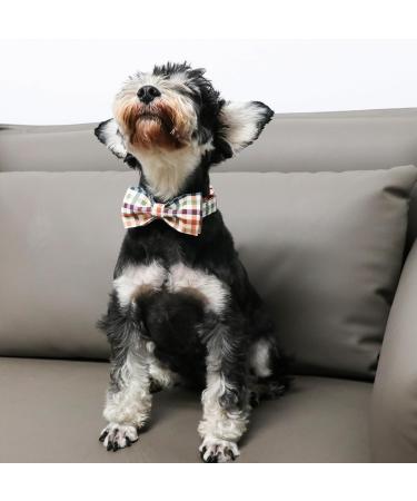 Unique Style Paws Fly Dog Collar - Comfortable Cotton Collar for Girls | XL (16-26in) | Colorful Grille Design - Buy Online on GoSupps.com